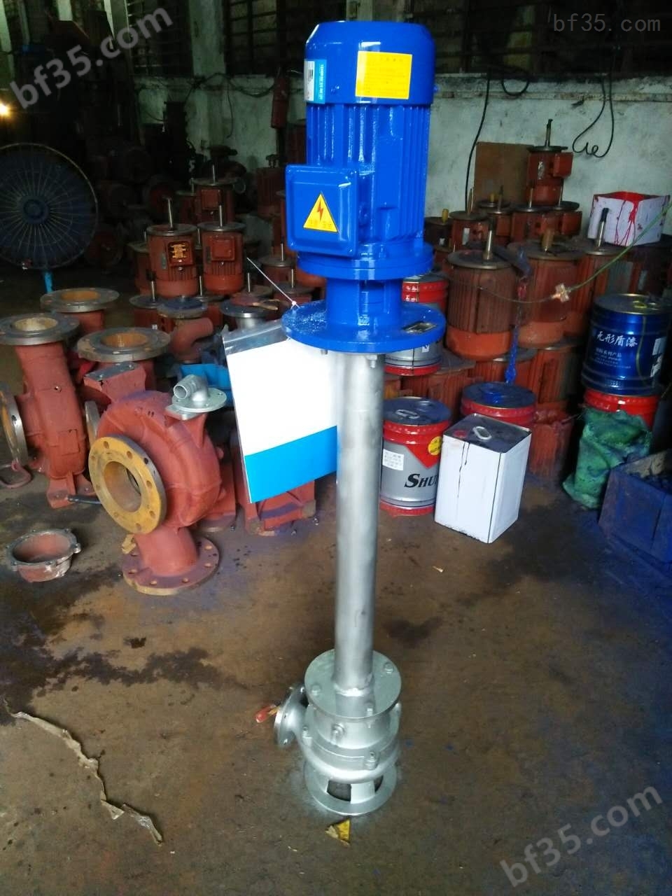 液下立式泵耐蚀液下排污泵30M扬程抽水YW泵